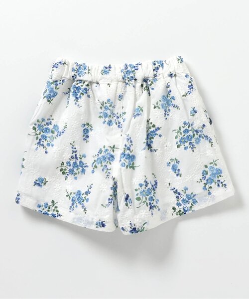 apres les cours（アプレレクール）の「【リンク】レースフラワーショートパンツ（その他パンツ・キッズ・サックスブルー/オフホワイト・110/100/90/80/140/130/120）」の13枚目の写真