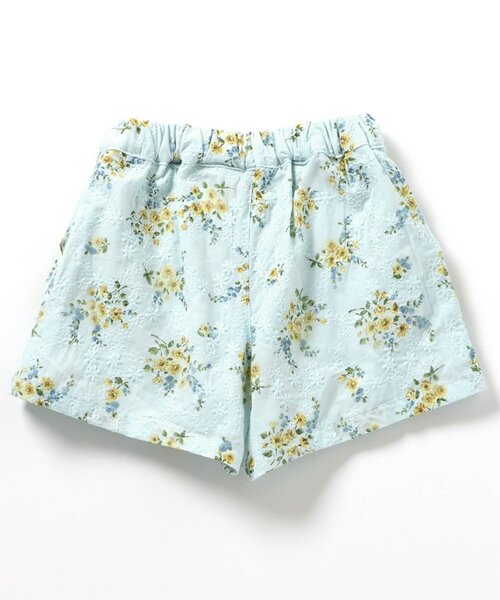 apres les cours（アプレレクール）の「【リンク】レースフラワーショートパンツ（その他パンツ・キッズ・サックスブルー/オフホワイト・110/100/90/80/140/130/120）」の14枚目の写真