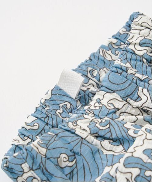 b・ROOM(ビールーム)の「【選べる5柄】アソート甚平(浴衣・キッズ・ブルーグレー/アイボリー/モスグリーン/チャコール/ネイビー・110cm/130cm/120cm/100cm)」の13枚目の写真