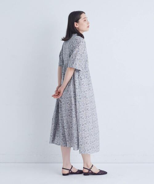 美品✨アデュートリステス　花柄　ロングワンピース　綿100%　リバティ ADIEU TRISTESSE（アデュートリステス）の「リバティプリント