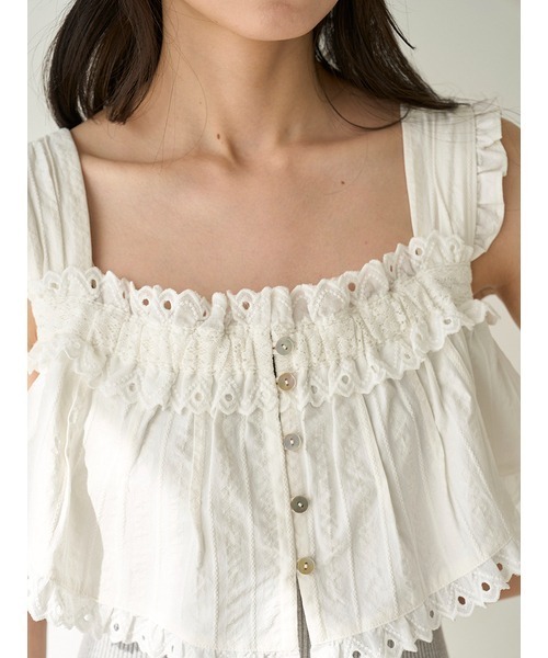 レースドッキングニットワンピース（ワンピース）｜SNIDEL（スナイデル