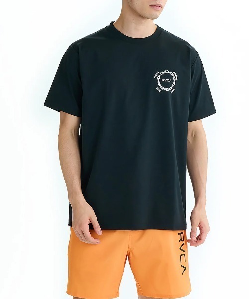 RVCA(ルーカ)の「RVCA メンズ CHAIN RELEASE SFST サーフTシャツ 【2025年夏モデル】/ルーカ水陸両用バックプリント半袖ラッシュガード(水着)(ラッシュガード・メンズ・ホワイト/ブラック/グリーン系その他・X-LARGE/LARGE/MEDIUM/SMALL)」の8枚目の写真