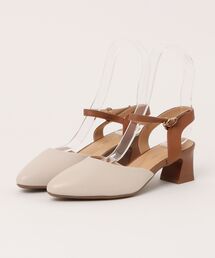 DECADE CLASSIC（ディケイド クラシック）の「【DECADE CLASSIC】ストラップ配色パンプス (SS)（サンダル）」