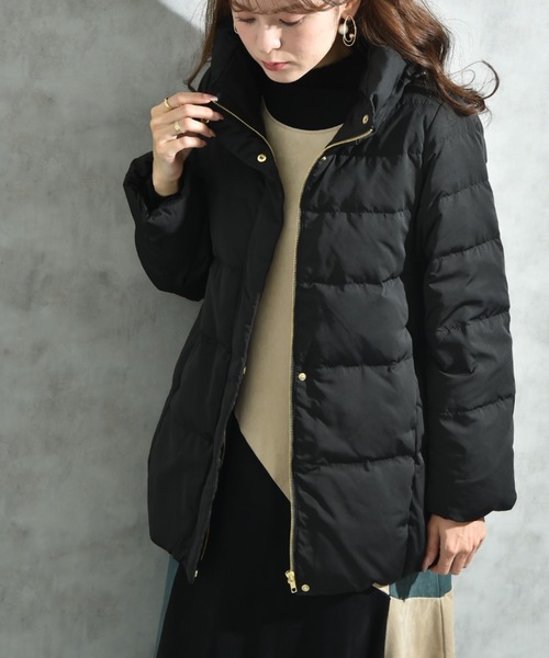 セール】ピーチスキンミドルダウン（ダウンジャケット/コート
