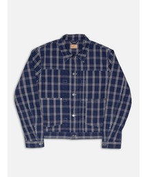 Nudie Jeans | Nudie Jeans/ヌーディージーンズ Dante II / インディゴチェックジャケット / Blue(その他アウター)
