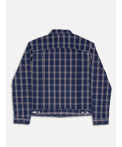 Nudie Jeans(ヌーディージーンズ)の「Nudie Jeans/ヌーディージーンズ Dante II / インディゴチェックジャケット / Blue(その他アウター・メンズ・ブルー・S/M/L)」の6枚目の写真