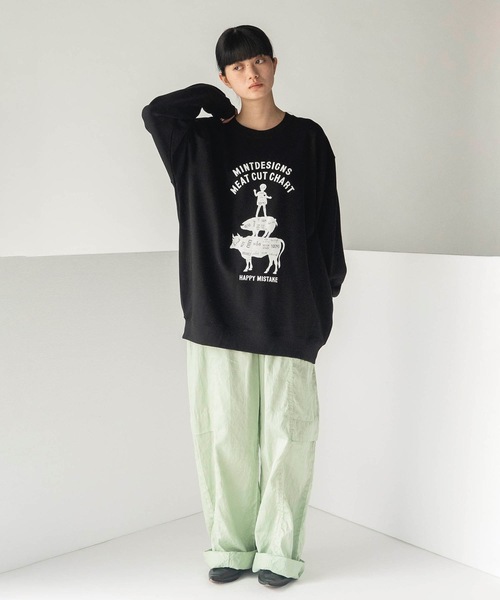 mintdesigns（ミントデザインズ）の「MEAT CHART SWEAT（スウェット・レディース・ブラック/グレー・5/2）」の20枚目の写真