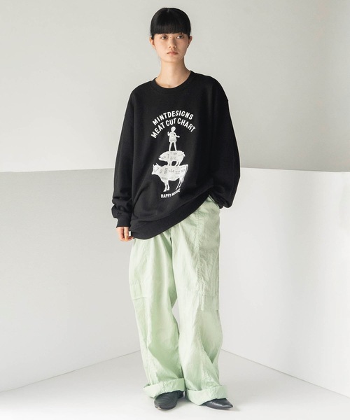 mintdesigns（ミントデザインズ）の「MEAT CHART SWEAT（スウェット・レディース・ブラック/グレー・5/2）」の17枚目の写真
