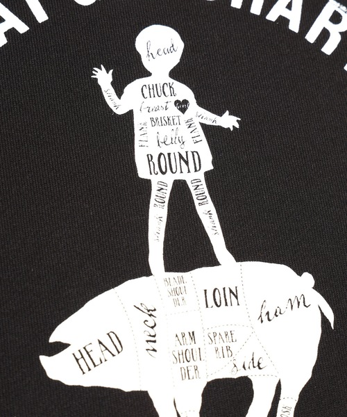 mintdesigns（ミントデザインズ）の「MEAT CHART SWEAT（スウェット・レディース・ブラック/グレー・5/2）」の9枚目の写真