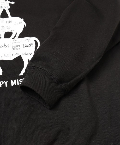 mintdesigns（ミントデザインズ）の「MEAT CHART SWEAT（スウェット・レディース・ブラック/グレー・5/2）」の7枚目の写真