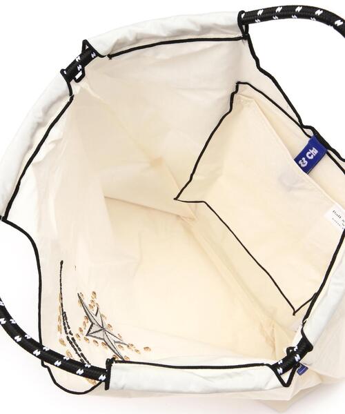 Ball&Chain（ボールアンドチェーン）の「Ball&Chain(ボールアンドチェーン) The first star/Mサイズ（エコバッグ/サブバッグ・レディース・ブラック/アイボリー/グレー・F）」の7枚目の写真