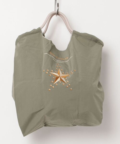 Ball&Chain（ボールアンドチェーン）の「Ball&Chain(ボールアンドチェーン) The first star/Mサイズ（エコバッグ/サブバッグ・レディース・ブラック/アイボリー/グレー・F）」の4枚目の写真