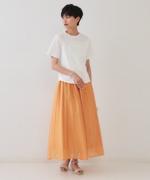 OPAQUE.CLIP(オペークドットクリップ)の「◆切り替えデザインカットソー【洗濯機洗い可】(Tシャツ/カットソー・レディース・ブラック/ホワイト/ピンク・36/38)」の20枚目の写真