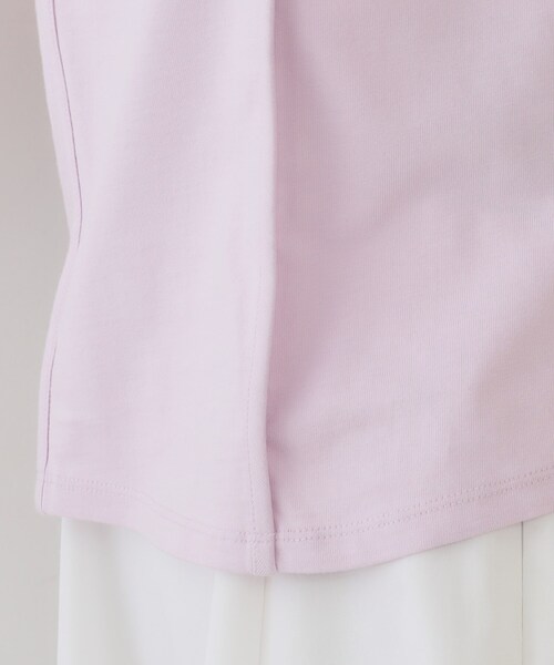 OPAQUE.CLIP(オペークドットクリップ)の「◆切り替えデザインカットソー【洗濯機洗い可】(Tシャツ/カットソー・レディース・ブラック/ホワイト/ピンク・36/38)」の4枚目の写真