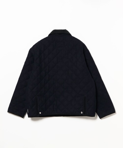 Traditional Weatherwear（トラディショナルウェザーウェア）の「Traditional Weatherwear / WAVERLY STUDS SHORT ツイード キルティング ジャケット（ブルゾン・メンズ・ブラック/ネイビー・36/40/38）」の12枚目の写真