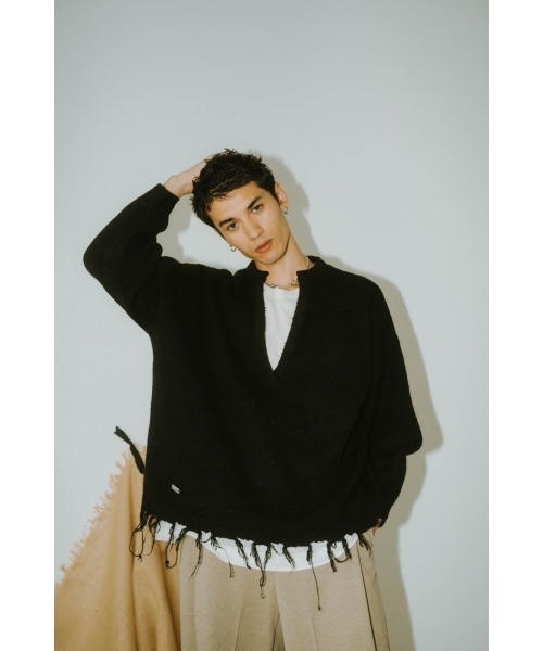 vintage damage knit(unisex)（ニット/セーター）｜Knuth Marf
