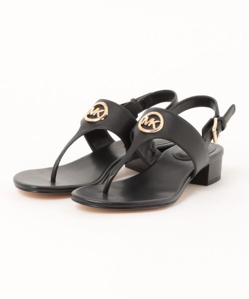 ☆MICHAEL KORS☆ マイケルコース HANNAH Tストラップ サンダル 公式アウトレット】HANNAH Tストラップ サンダル - ▷ シューズ
