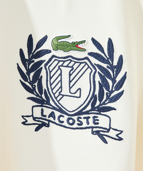 LACOSTE(ラコステ)の「【LACOSTE / ラコステ】ハンドステッチ風フレンチグラフィックTシャツ(Tシャツ/カットソー・メンズ・ネイビー/グリーン/オフホワイト・L/M)」の6枚目の写真