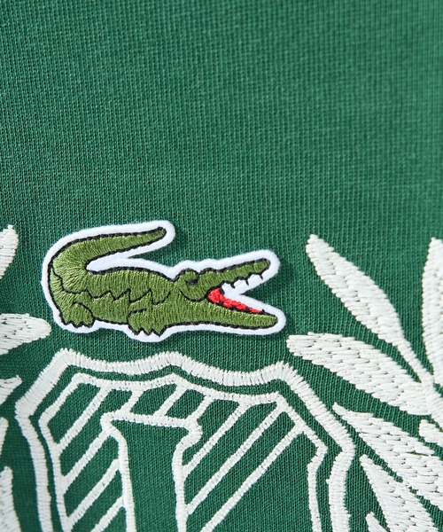 LACOSTE(ラコステ)の「【LACOSTE / ラコステ】ハンドステッチ風フレンチグラフィックTシャツ(Tシャツ/カットソー・メンズ・ネイビー/グリーン/オフホワイト・L/M)」の12枚目の写真