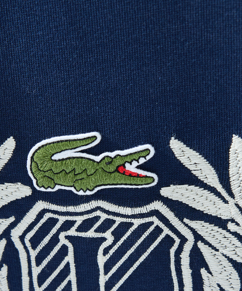 LACOSTE(ラコステ)の「【LACOSTE / ラコステ】ハンドステッチ風フレンチグラフィックTシャツ(Tシャツ/カットソー・メンズ・ネイビー/グリーン/オフホワイト・L/M)」の15枚目の写真