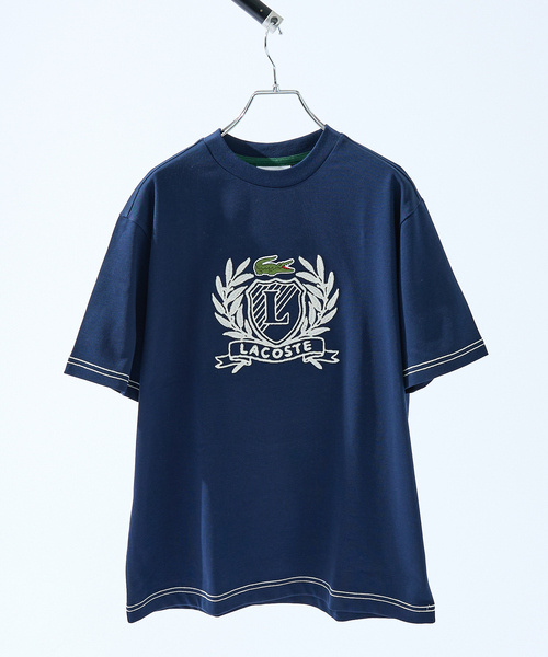 LACOSTE(ラコステ)の「【LACOSTE / ラコステ】ハンドステッチ風フレンチグラフィックTシャツ(Tシャツ/カットソー・メンズ・ネイビー/グリーン/オフホワイト・L/M)」の16枚目の写真