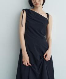 CODE A | asymmetry ribbon one－piece(ワンピース)