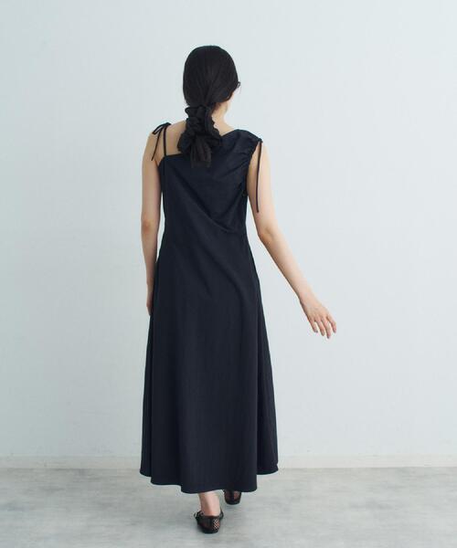 CODE A(コードエー)の「asymmetry ribbon one-piece(ワンピース・レディース・ブラック/ライトグレー・00)」の11枚目の写真