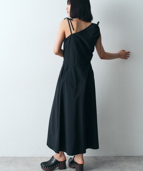 セール】asymmetry ribbon one－piece（ワンピース）｜CODE A