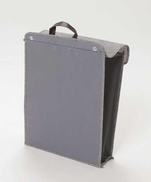 CALIFORNIA OUTFITTERS（カリフォルニア アウトフィッターズ）の「5E12 壁掛け 吊り下げ 持ち手付き マルチランドリーバッグ ランドリーバスケット 洗濯かご 浮かせる収納（ランドリーグッズ・レディース・ベージュ/グレー・M/L）」の3枚目の写真