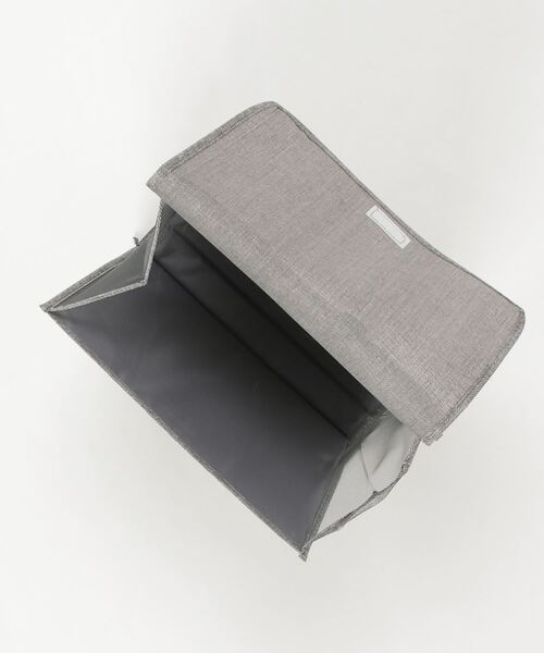 CALIFORNIA OUTFITTERS（カリフォルニア アウトフィッターズ）の「5E12 壁掛け 吊り下げ 持ち手付き マルチランドリーバッグ ランドリーバスケット 洗濯かご 浮かせる収納（ランドリーグッズ・レディース・ベージュ/グレー・M/L）」の4枚目の写真