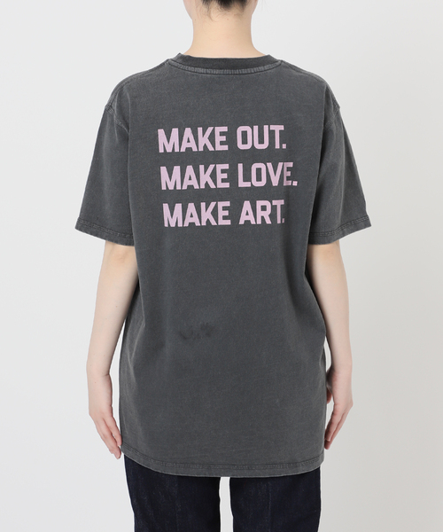 Nikben（ニックベン）の「NIKBEN / ニックベン 別注 バックプリントTEE（Tシャツ/カットソー・レディース・ブラック/ホワイト・FREE）」の17枚目の写真