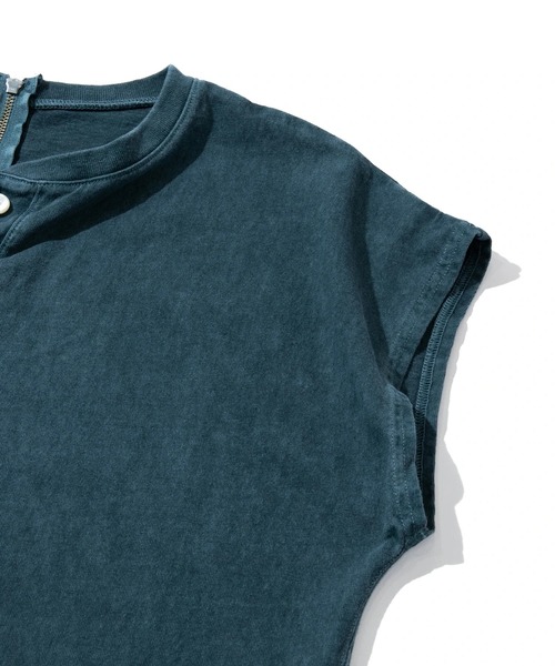 Good On(グッドオン)の「Good On/グッドオン NO SLEEVE ALL IN ONE(つなぎ/オールインワン・メンズ・チャコールグレー/ブルー系/セージグリーン/ネイビー/ライトブルー/ダークグリーン/マスタード・FREE)」の9枚目の写真