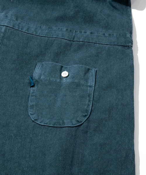 Good On(グッドオン)の「Good On/グッドオン NO SLEEVE ALL IN ONE(つなぎ/オールインワン・メンズ・チャコールグレー/ブルー系/セージグリーン/ネイビー/ライトブルー/ダークグリーン/マスタード・FREE)」の12枚目の写真