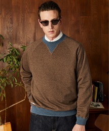schott（ショット）の「Schott/ショット/2TONE CREW SWEAT/2トーン クルースウェット（スウェット）」