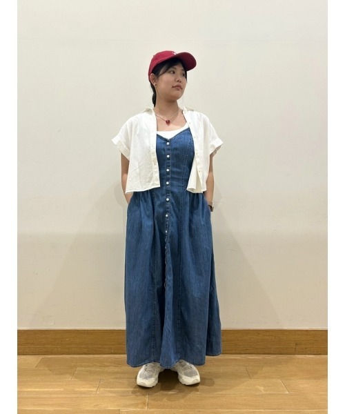 エムミーエメ デニムビジューワンピース セール】デニム シーム マキシワンピース（ワンピース）｜GAP