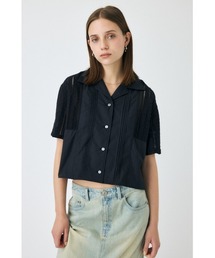 【セットアップ対応】LACE OPEN COLLAR シャツ
