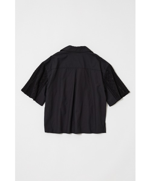 MOUSSY(マウジー)の「【セットアップ対応】LACE OPEN COLLAR シャツ(シャツ/ブラウス・レディース・ブラック/ホワイト・FREE)」の10枚目の写真