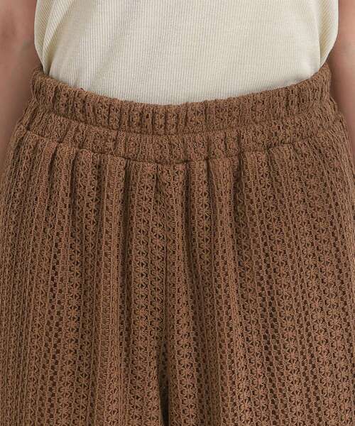 DRESKIP(ドレスキップ)の「【S-LL】クロシェ風レースイージーワイドパンツ(その他パンツ・レディース・ブラック/ブラウン系/ライトベージュ・01/02/03/04)」の19枚目の写真