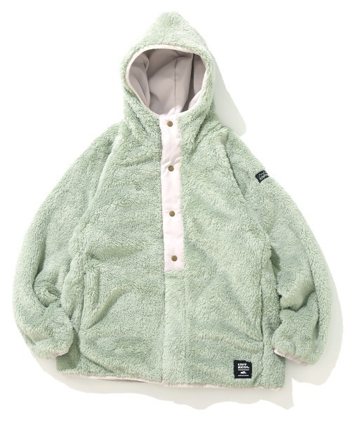 KRIFF MAYER Kid's Collection（クリフメイヤーキッズコレクション）の「耐風ボアジャケット（その他アウター・キッズ・セージグリーン/ネイビー/アイボリー/グレイッシュベージュ・170/160/140/130/120/150）」の17枚目の写真