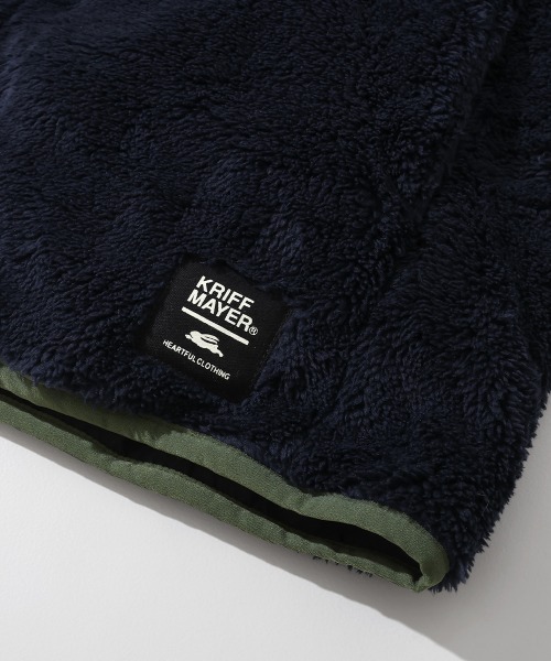 KRIFF MAYER Kid's Collection（クリフメイヤーキッズコレクション）の「耐風ボアジャケット（その他アウター・キッズ・セージグリーン/ネイビー/アイボリー/グレイッシュベージュ・170/160/140/130/120/150）」の22枚目の写真