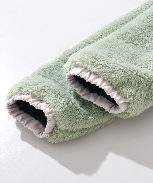 KRIFF MAYER Kid's Collection（クリフメイヤーキッズコレクション）の「耐風ボアジャケット（その他アウター・キッズ・セージグリーン/ネイビー/アイボリー/グレイッシュベージュ・170/160/140/130/120/150）」の21枚目の写真