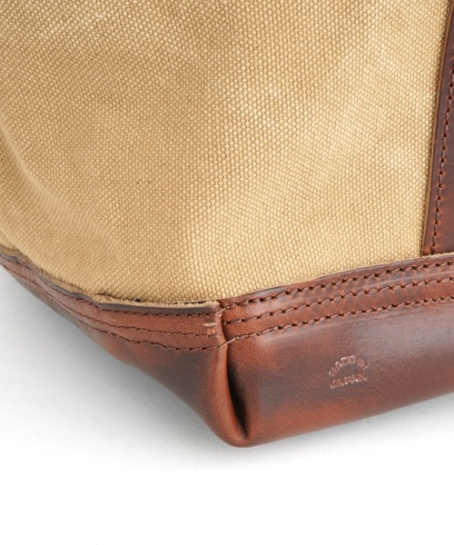 ARTS & CRAFTS（アーツアンドクラフト）の「アーツアンドクラフツ / AGING CANVAS エイジングキャンバス / BASIC TOTE ベーシックトート（トートバッグ・メンズ・オリーブ/タン・FREE）」の15枚目の写真