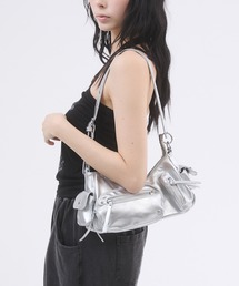 【関税無】MONCLER Scallop Shell キーリング バッグチャーム レザーチャームキーホルダー 【メール便対応可】 レディース and