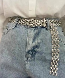 セール】UND WIDE CHAIN BELT（ベルト）｜Ameri（アメリ）の