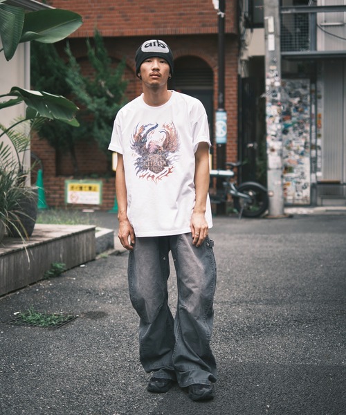 Jieda(ジエダ)の「CONZ別注 TEE/グラフィックTシャツ/ビンテージ加工/JIEDA(Tシャツ/カットソー・メンズ・ブラック/ホワイト・1/2)」の22枚目の写真