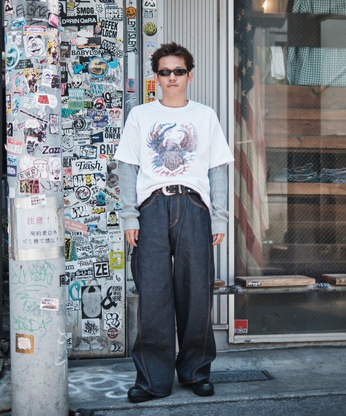 Jieda(ジエダ)の「CONZ別注 TEE/グラフィックTシャツ/ビンテージ加工/JIEDA(Tシャツ/カットソー・メンズ・ブラック/ホワイト・1/2)」の19枚目の写真