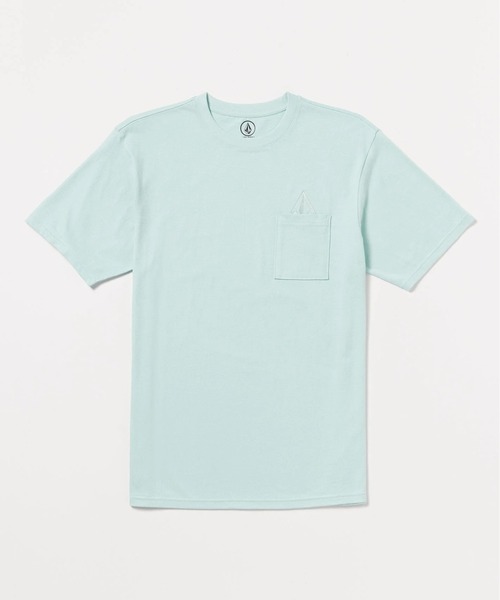 VOLCOM(ボルコム)の「【VOLCOM/ボルコム】Lolani Crew Short Sleeve T-Shirt /胸ポケットロゴワンポイント半袖Tシャツ(Tシャツ/カットソー・メンズ・ライトブルー/オレンジ・MEDIUM/LARGE/X-LARGE/SMALL)」の2枚目の写真