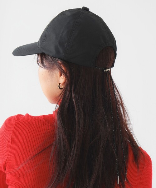 B:MING by BEAMS(ビーミングバイビームス)の「【撥水機能】撥水 キャップ(キャップ・レディース・ブラック/ライトブラウン・ONE SIZE)」の1枚目の写真