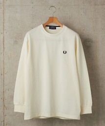 【SHIPS別注】FRED PERRY: ピケ ロングスリーブ T シャツ