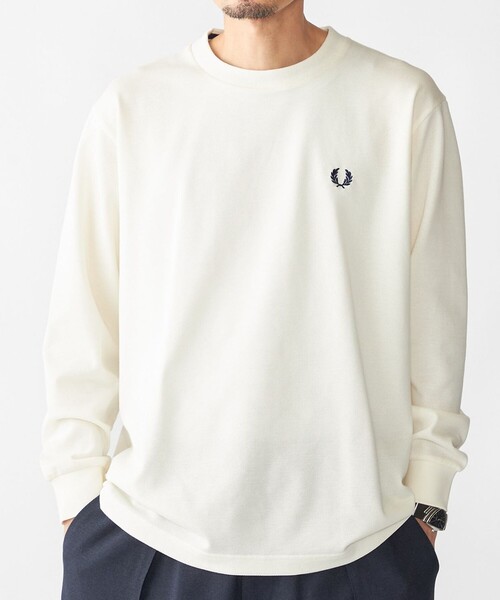 SHIPS別注】FRED PERRY: ピケ ロングスリーブ T シャツ（Tシャツ